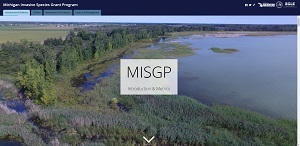 Screen shot of MISGP story map