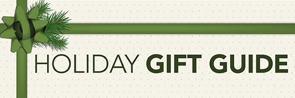 Holiday gift guide with ribbon