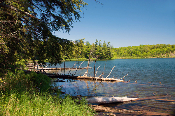 A sunny day photo of the Silver Lake Basin is shown.