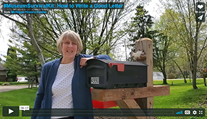 How to write a good letter video screen capture