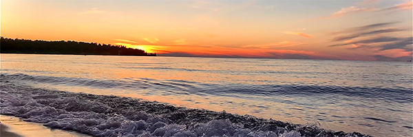 Wilderness State Park view of the water