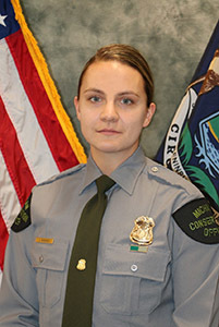 Michigan Department of Natural Resources Conservation Officer Jackie Miskovich.