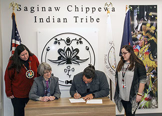 State of Michigan and Native American officials are working together to tell Michigan's stories.