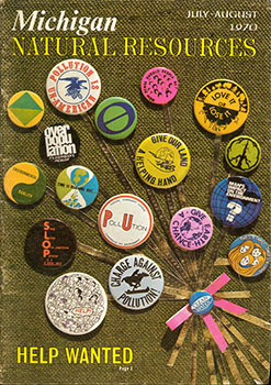 The cover of the July-August 1970 issue of Michigan Natural Resources magazine is shown.