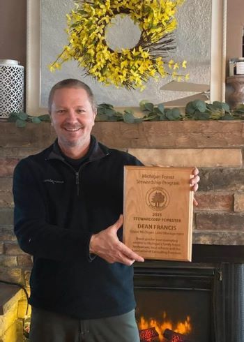 Dean Francis was named Stewardship Forester of the Year. 