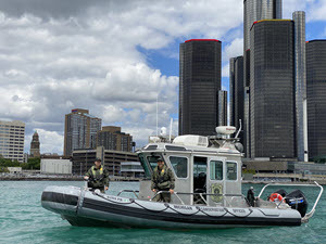 Conservation officer patrol vessel