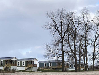 New available lodging shown at Sterling State Park.