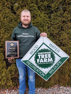 Hunter Fodor was named national Tree Farm Inspector of the Year
