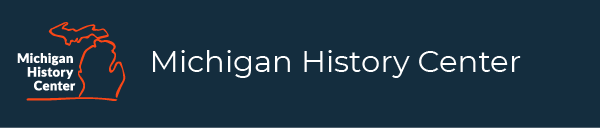 Michigan History Center banner with link to website