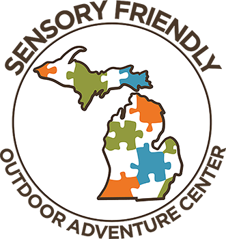 A logo for the sensory aspect of the Outdoor Adventure Center is shown.