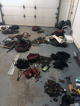 Copper and other items are shown after copper thieves were caught in Keweenaw County.