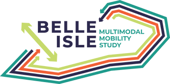 Belle Isle Multimodal Mobility Study logo with decorative design