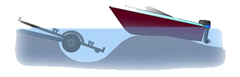 illustration of boat causing deep mounds