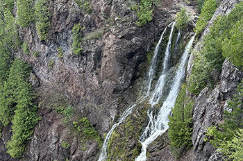 view of cascading fall