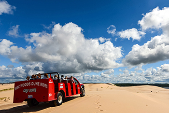 A concessions dune ride is shown at Silver Lake State Park in Oceana County.