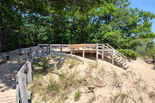 Skyline Trail at Ludington State Park