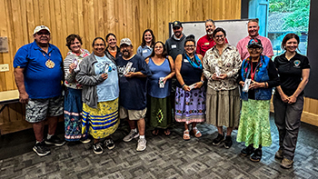 Tribal leaders were honored at the Michigan DNR's first-ever manoomin camp in Roscommon.