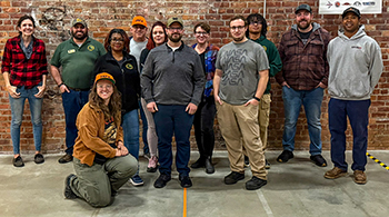 The deer processing workshop class is shown at the Outdoor Adventure Center in Detroit.