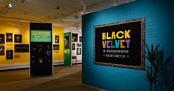 Entrance to the Black Velvet exhibit.