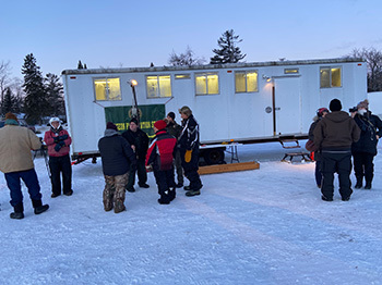 Six lake sturgeon were harvested during the 48-minute 2026 season on Black Lake (Cheboygan and Presque Isle counties).