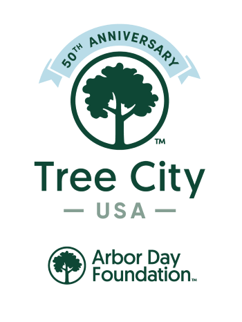 Tree City USA 50-year anniversary logo