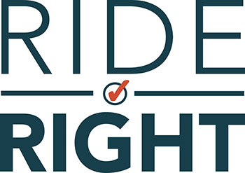 Ride Right logo with checkmark