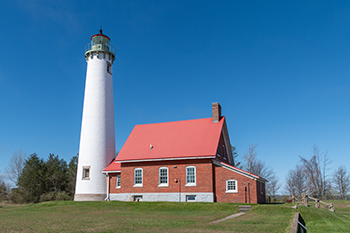 Tawas Point Lighthouse at Tawas State Park