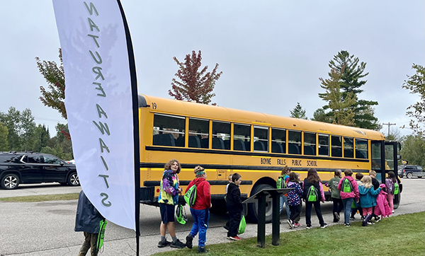 Nature Awaits School Bus Arrival