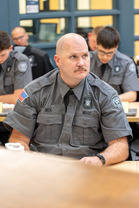 Recruit Beck during an instructional class.