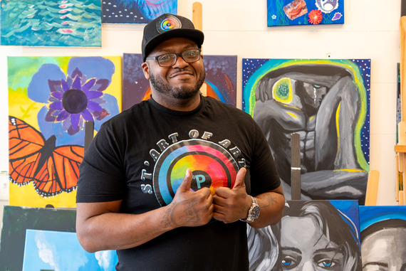 Maurice in a studio space
