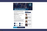 screenshot of the webinar YouTube page