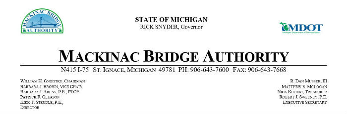 Mackinac Bridge Authority logo