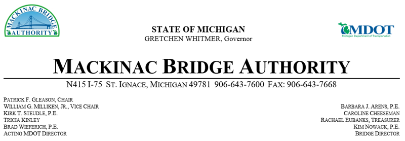 Mackinac Bridge Banner