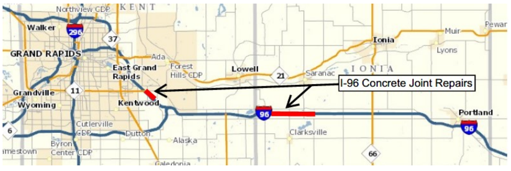 REMINDER: I-96 improvements begin Friday in Kent and Ionia counties