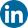 LinkedIn icon in blue