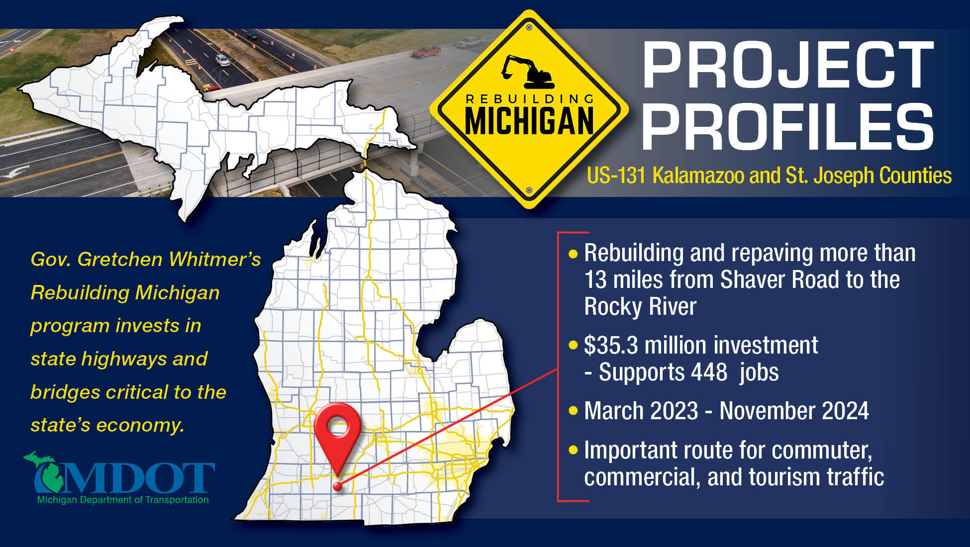 US-131 Kalamazoo and St. Joseph counties