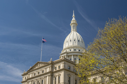 Michigan State Capitol building.