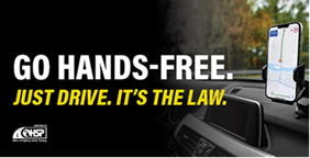Go hands free, just drive, it is the law.
