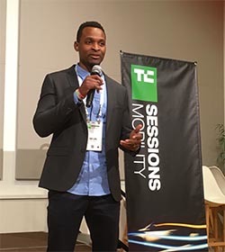 Seun Phillips at TechCrunch Mobility