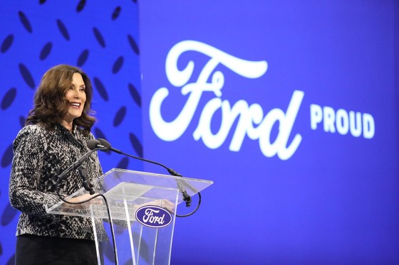 Gov. Whitmer announces Michigan won 2,500 good-paying jobs, $3.5 billion investment from Ford to build battery manufacturing facility in Marshall.
