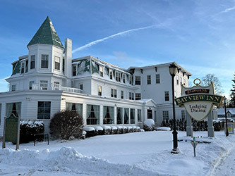 Winter Escape: Snowshoeing & Serenity at Stafford’s Bay View Inn