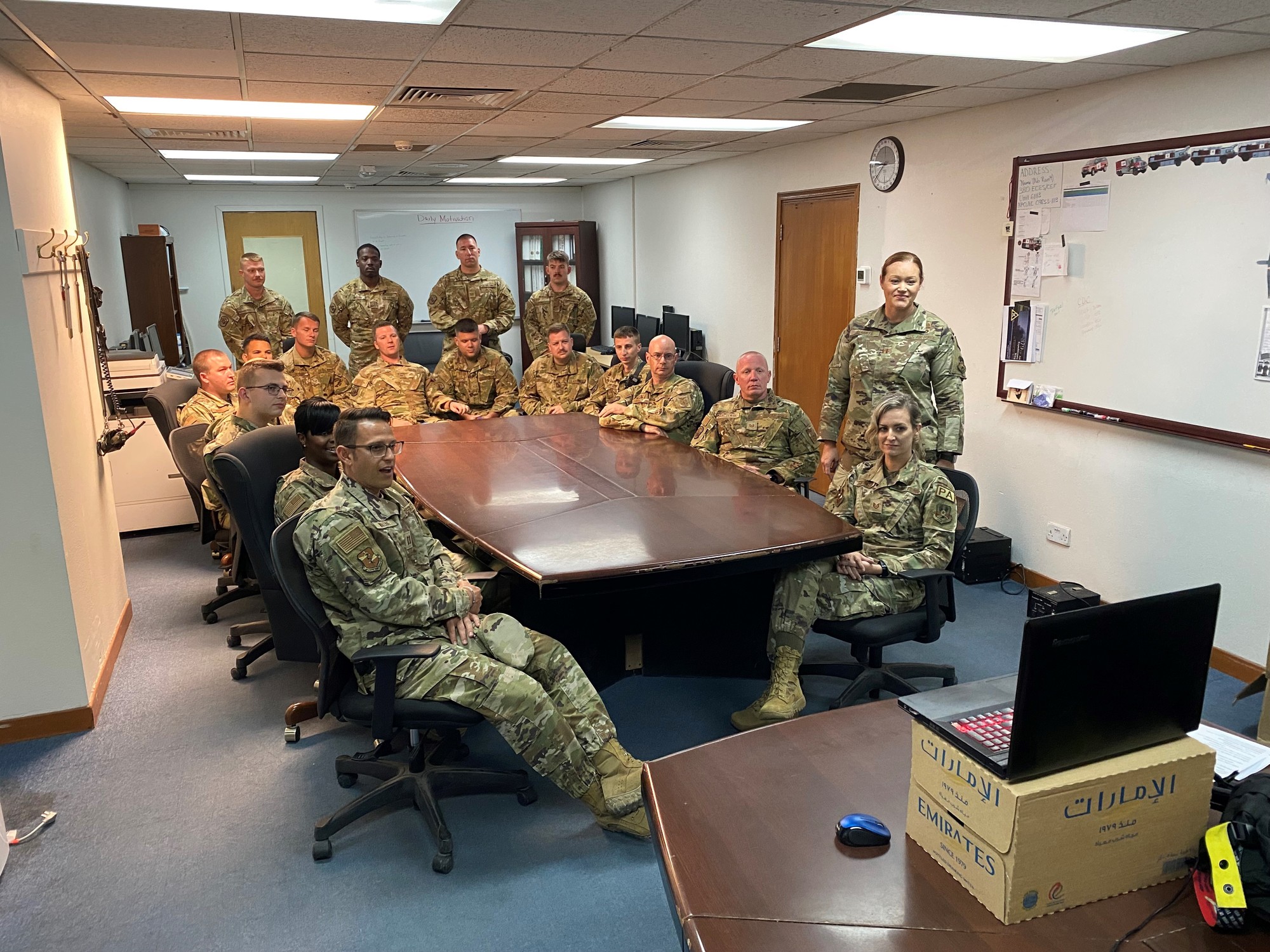 Thanksgiving Call with Troops 3