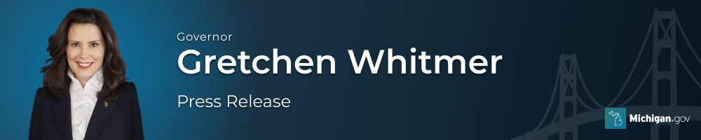 Gov. Whitmer Press Release Header