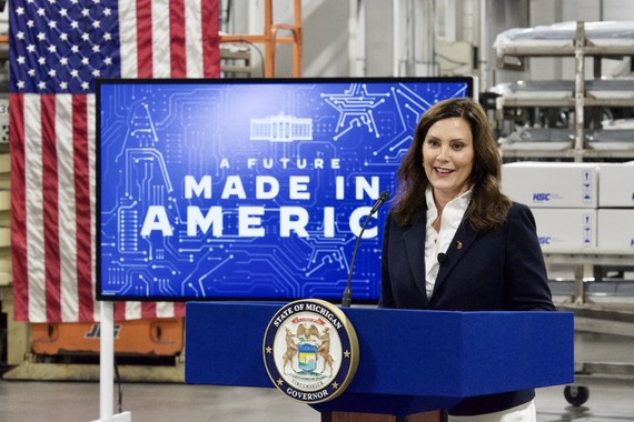 Gov. Whitmer speaking at CHIPS Act event