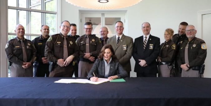 Governor Whitmer signing bill to increase road safety