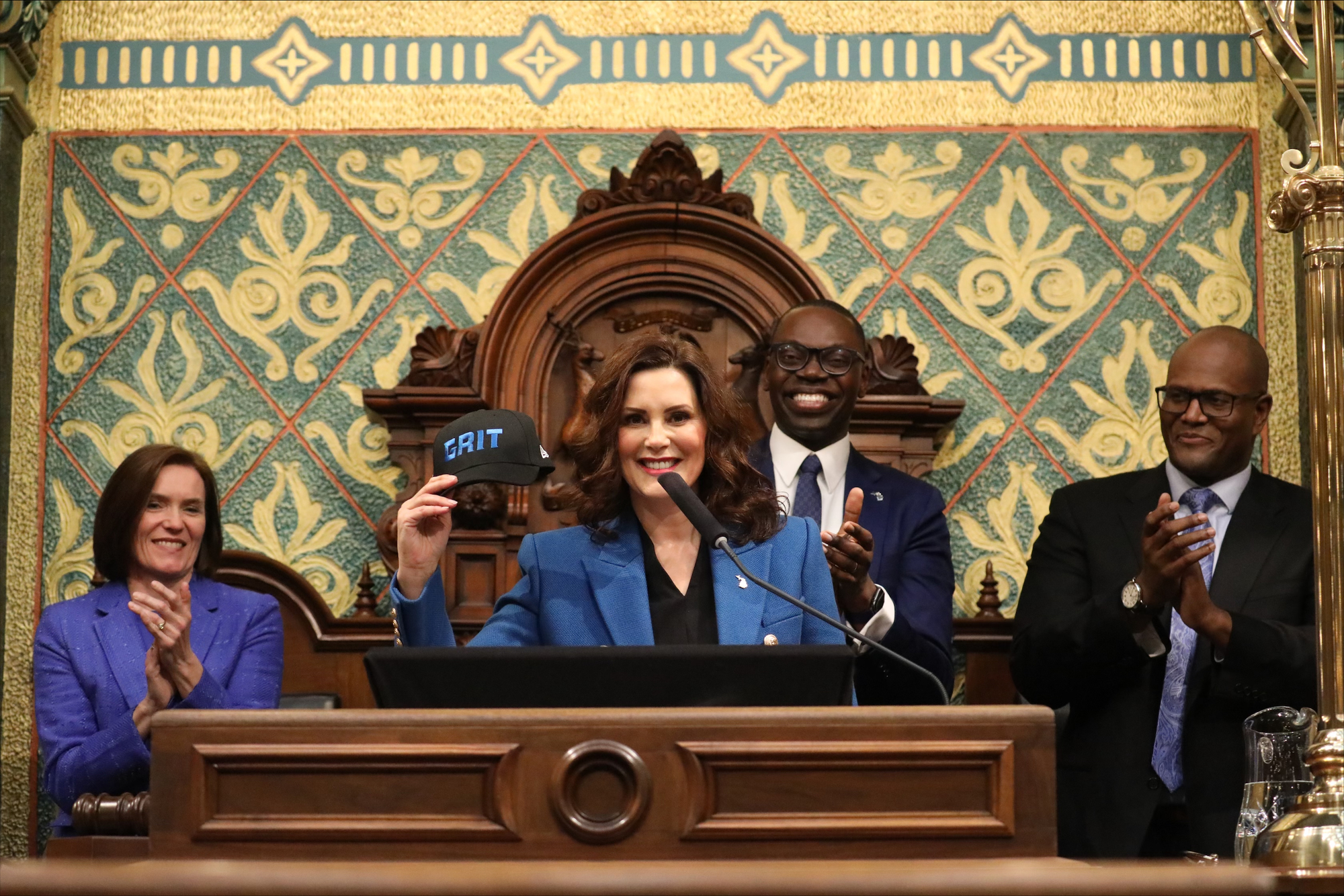 Governor with Grit hat