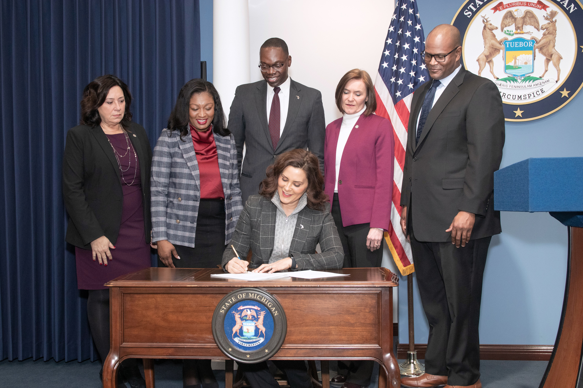 Governor Whitmer Signing SB-7