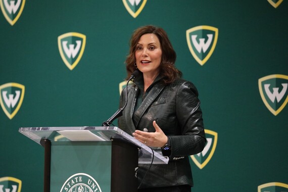 Gov. Whitmer Presents on Wayne State Guarantee