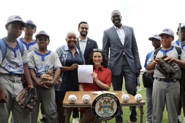 Baseball bill signing