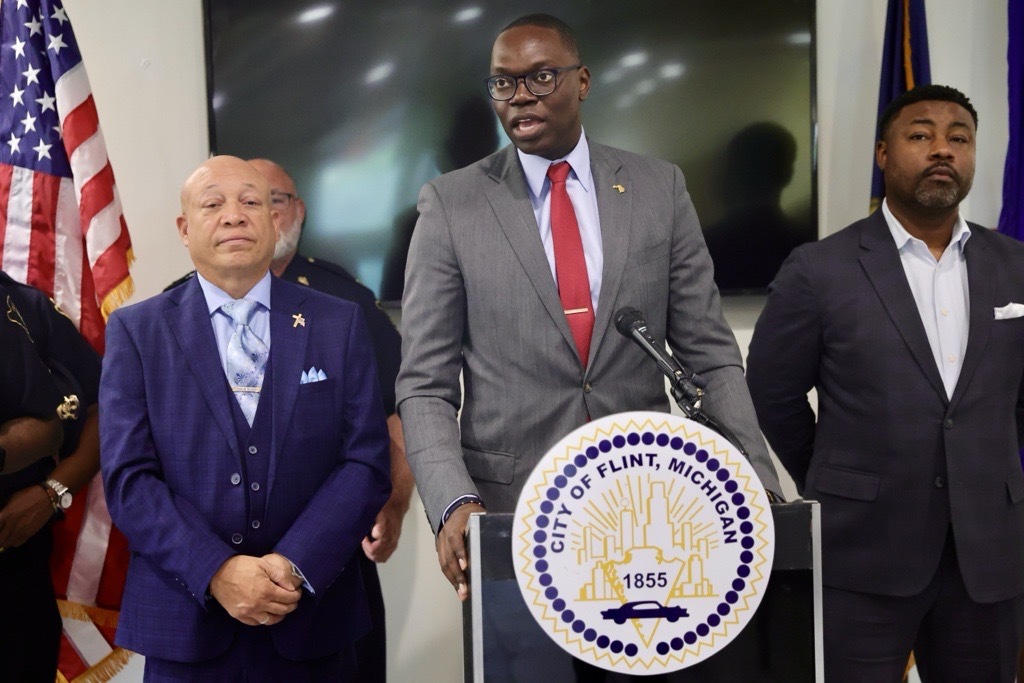 Lieutenant Governor Garlin Gilchrist Speaking at Operation Safe Neighborhoods Event